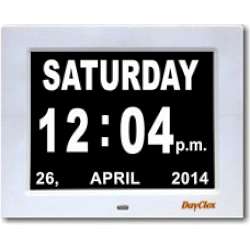 Digital Day Clock - shows day of week, time and date